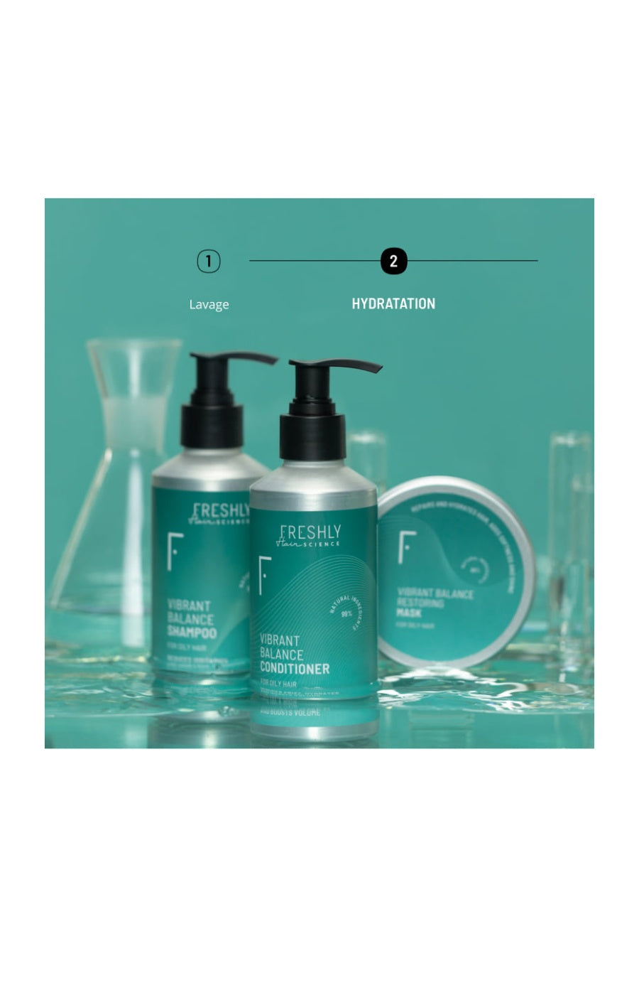 Après-shampoing rééquilibrant - Argile - Cheveux gras - 250 ml