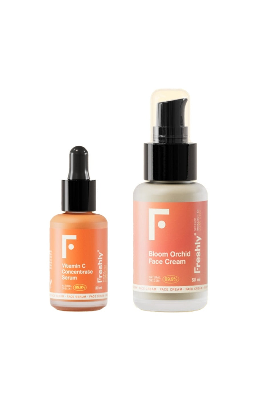 Sérum & crème hydratante - Vitamine C & orchidée - Visage