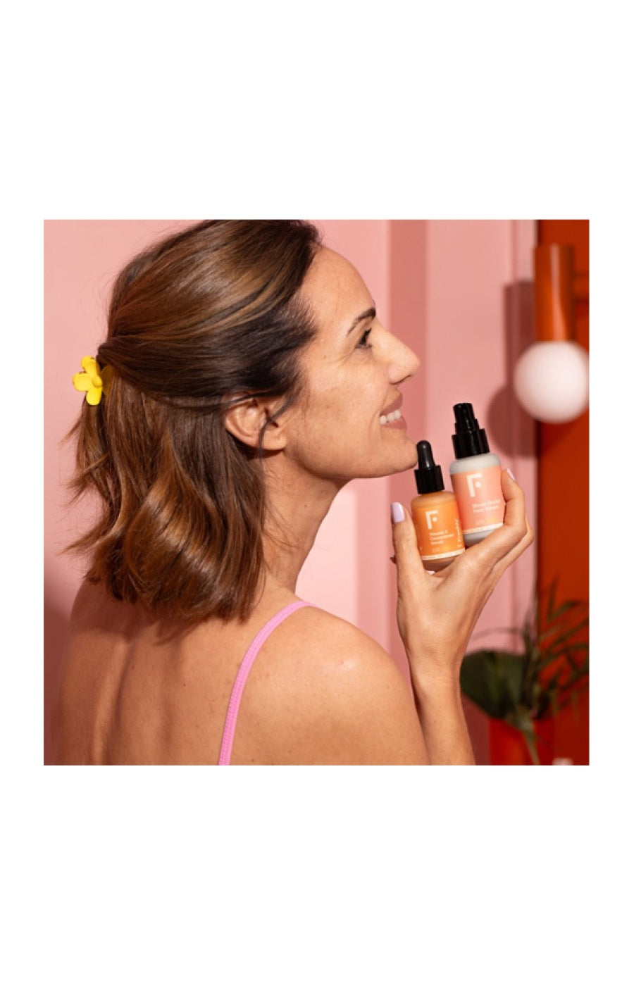 Sérum & crème hydratante - Vitamine C & orchidée - Visage