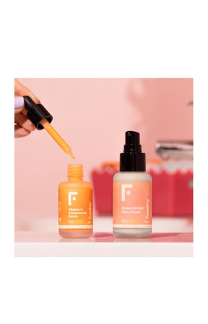 Sérum & crème hydratante - Vitamine C & orchidée - Visage