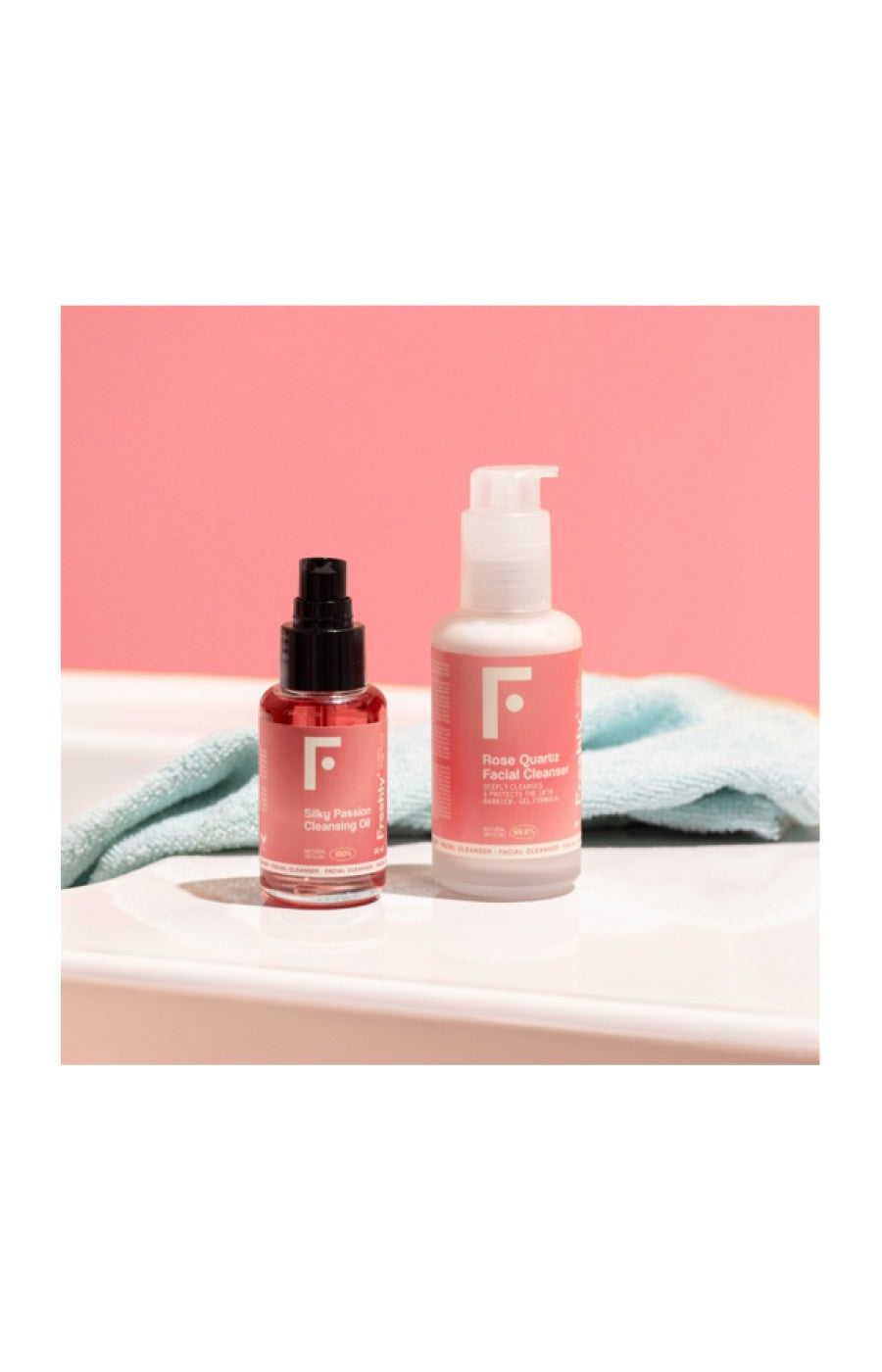 Huile démaquillante & nettoyant - Rose & passion - Visage