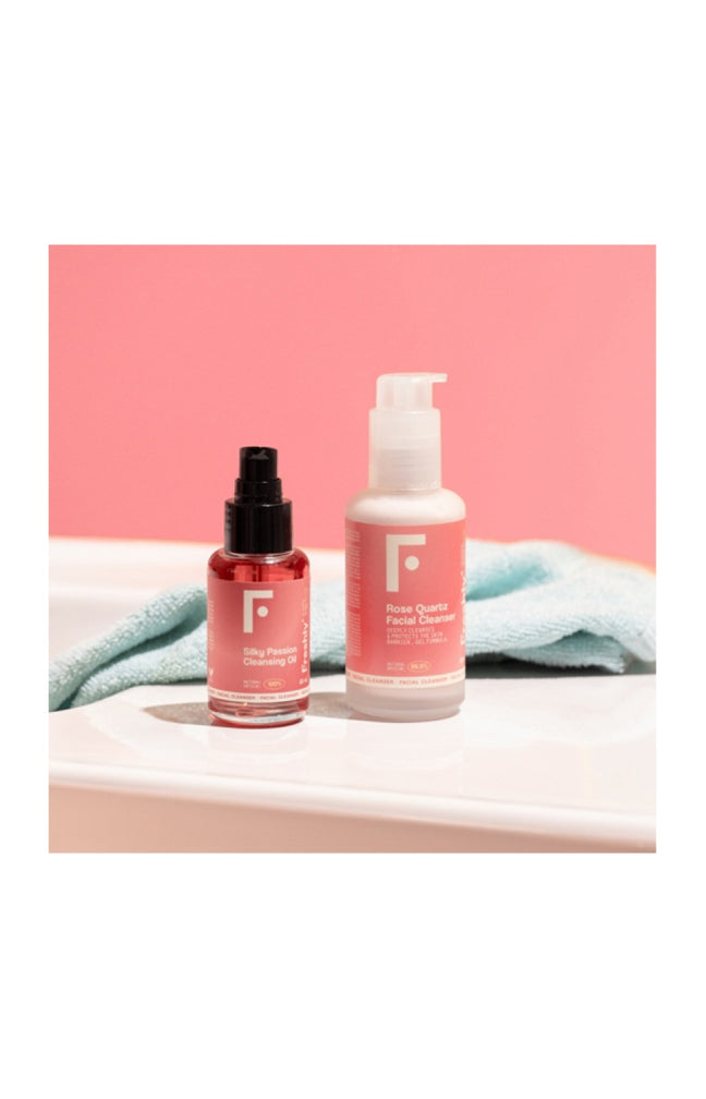 Huile démaquillante & nettoyant - Rose & passion - Visage