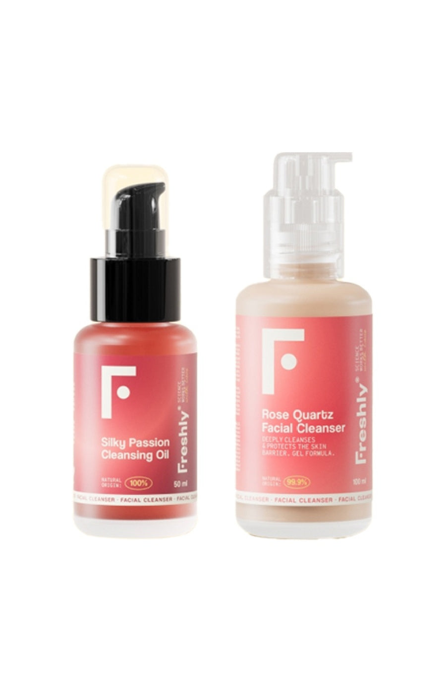 Huile démaquillante & nettoyant - Rose & passion - Visage