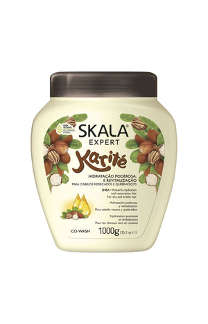 Crème de soin hydratante vegan - Karité - Cheveux secs & cassants - 1 L