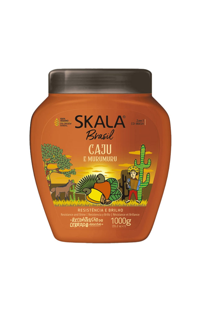 Crème de soin reconstructrice vegan - Cajou & murumuru - Cheveux bouclés à crépus - 1 L