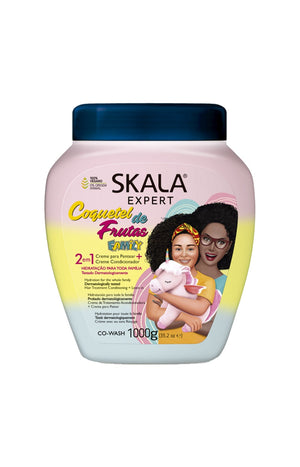Crème de soin ultra-hydratante - Fruits exotiques - Cheveux bouclés à crépus - 1 L