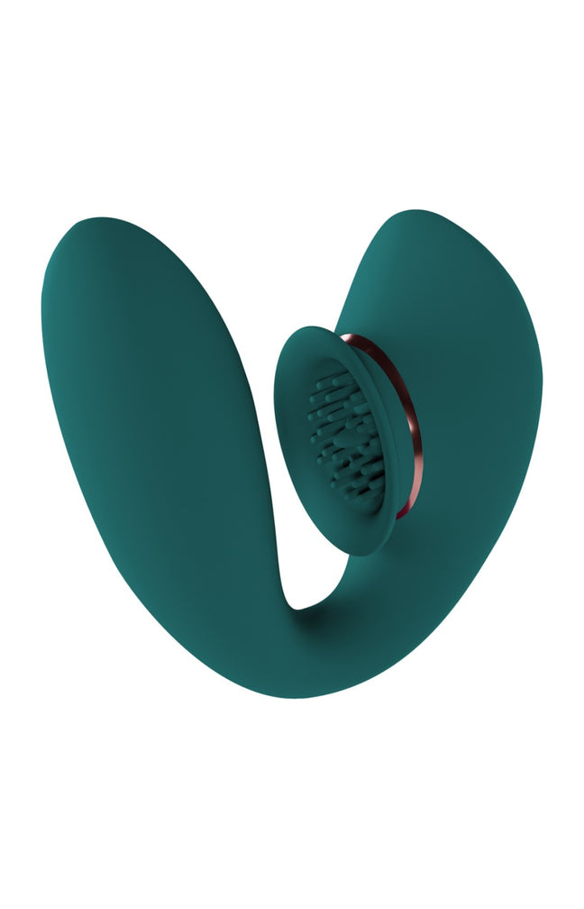 Vibromasseur & stimulateur de clitoris - Twitch 3 - Vert