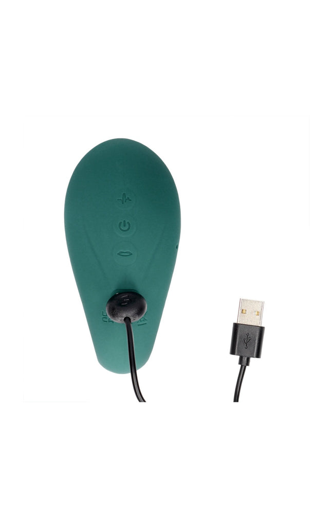 Vibromasseur & stimulateur de clitoris - Twitch 3 - Vert