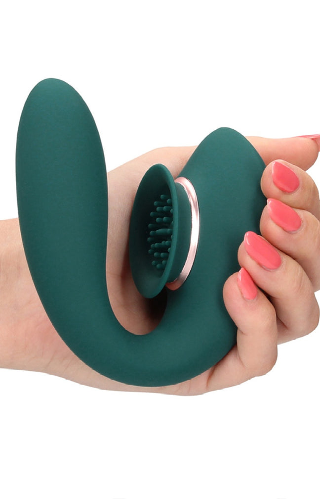 Vibromasseur & stimulateur de clitoris - Twitch 3 - Vert