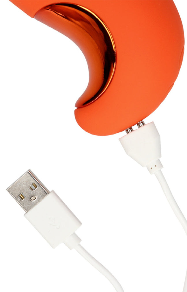 Vibromasseur & stimulateur clitoridien - G-Spot  - 10 modes - Orange