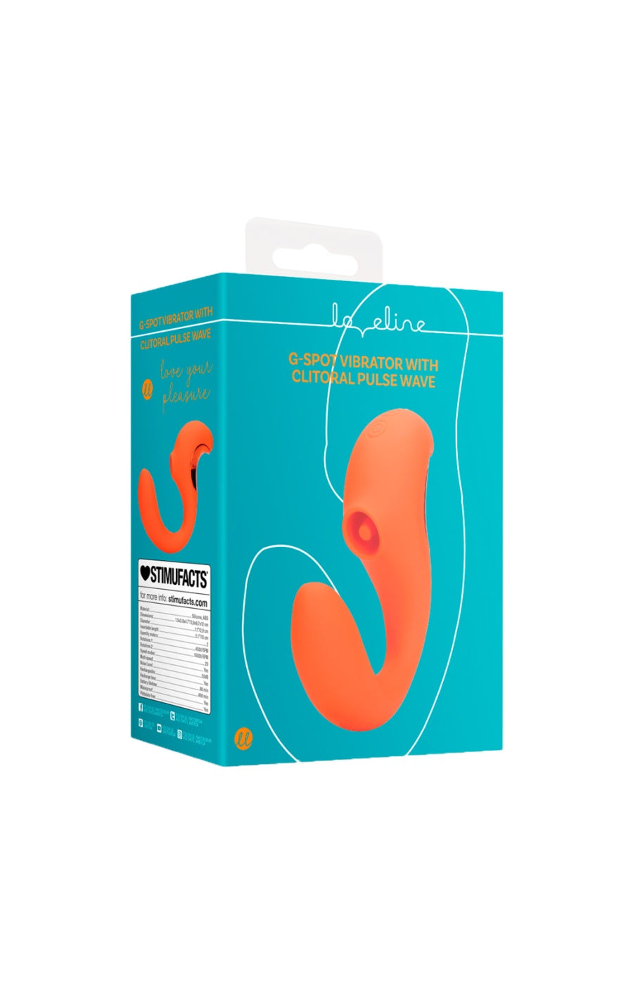 Vibromasseur & stimulateur clitoridien - G-Spot  - 10 modes - Orange
