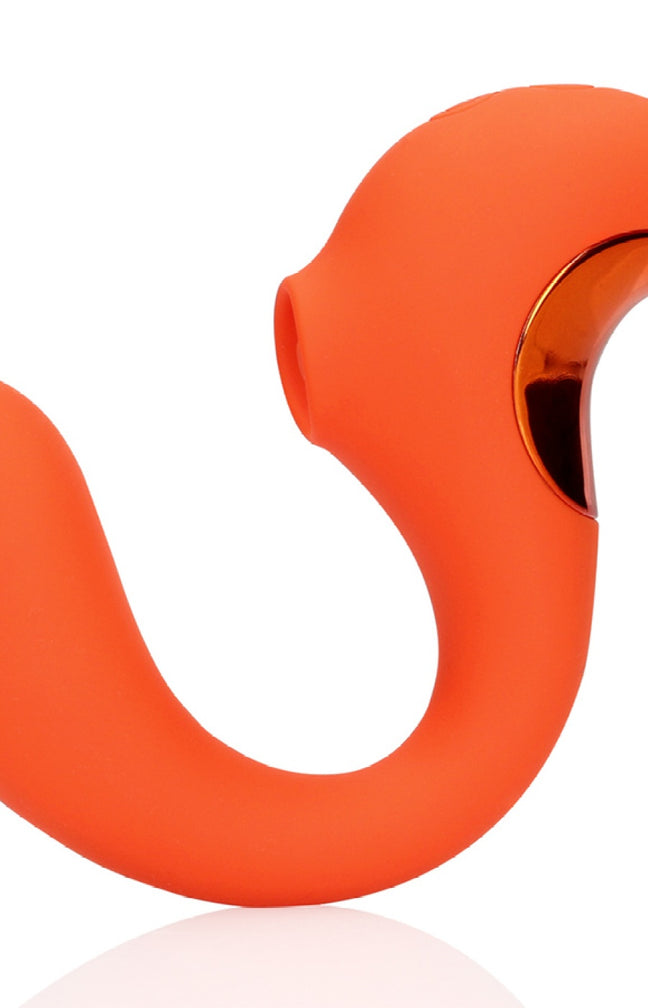 Vibromasseur & stimulateur clitoridien - G-Spot  - 10 modes - Orange