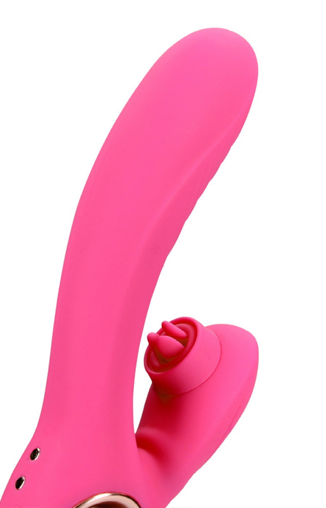 Vibromassseur chauffant - Rose