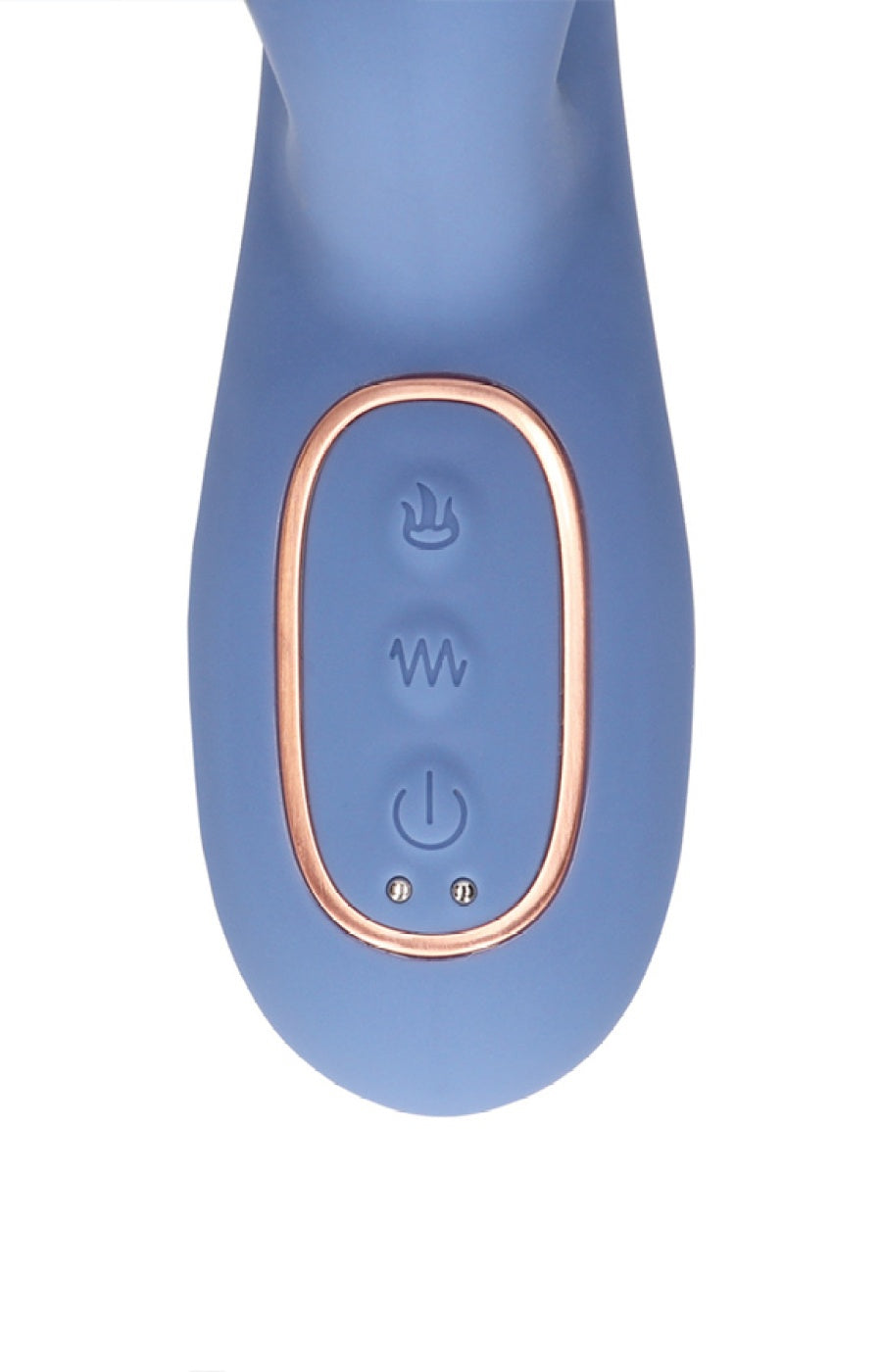 Vibromasseur - Perles rotatives chauffantes - Bleu