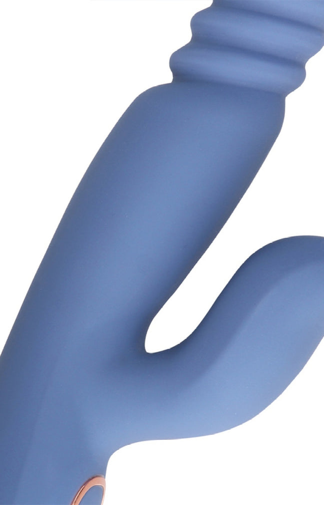 Vibromasseur - Perles rotatives chauffantes - Bleu