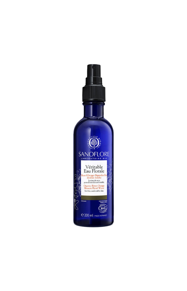 Eau florale de fleur d'oranger bio - Véritable - Peaux sèches - 200 ml