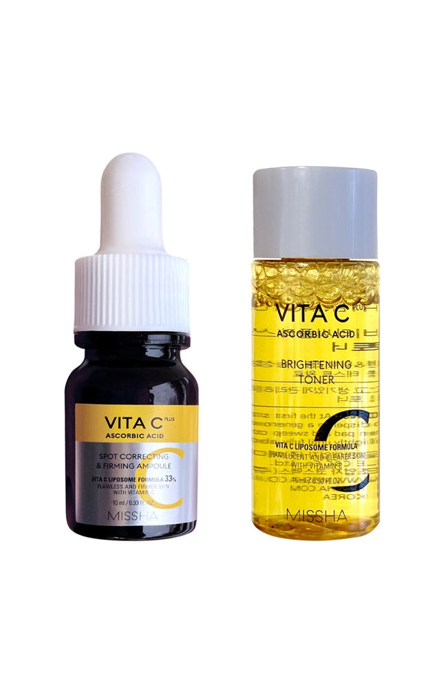 Missha - Sérum & lotion tonique - Vitamine C - Peaux matures