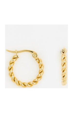 Boucles d'oreilles - Alliage - Doré