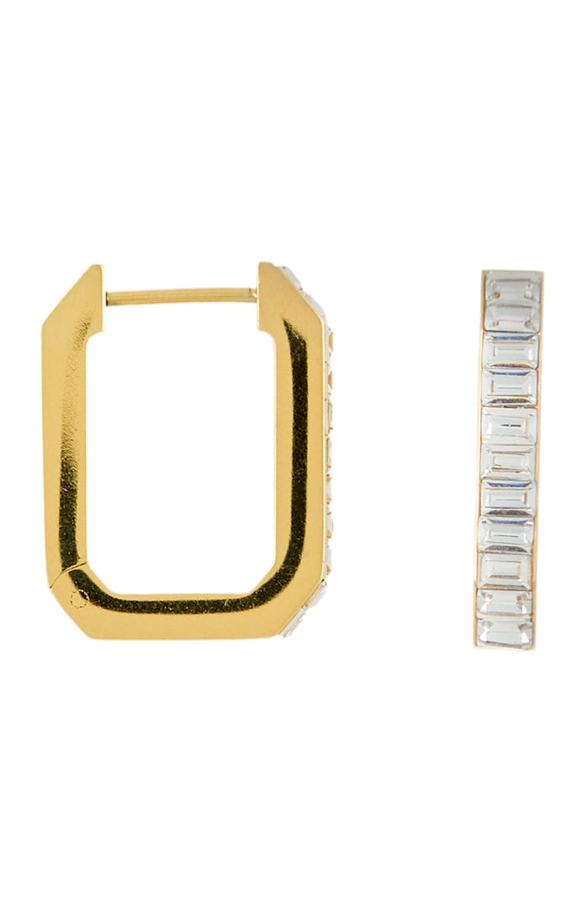 Boucles d'oreilles - Alliage - Doré & blanc