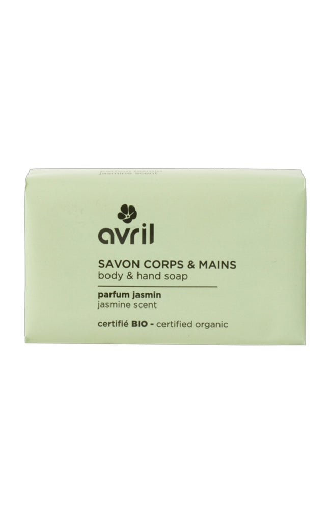 Savon solide bio - Jasmin - Corps & mains - 100 g