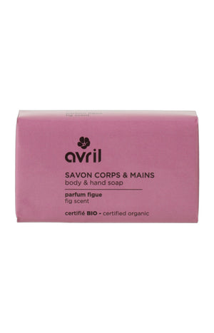 Savon solide bio - Figue - Corps & mains - 100 g