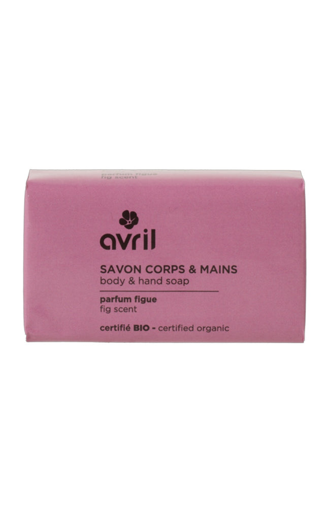 Savon solide bio - Figue - Corps & mains - 100 g