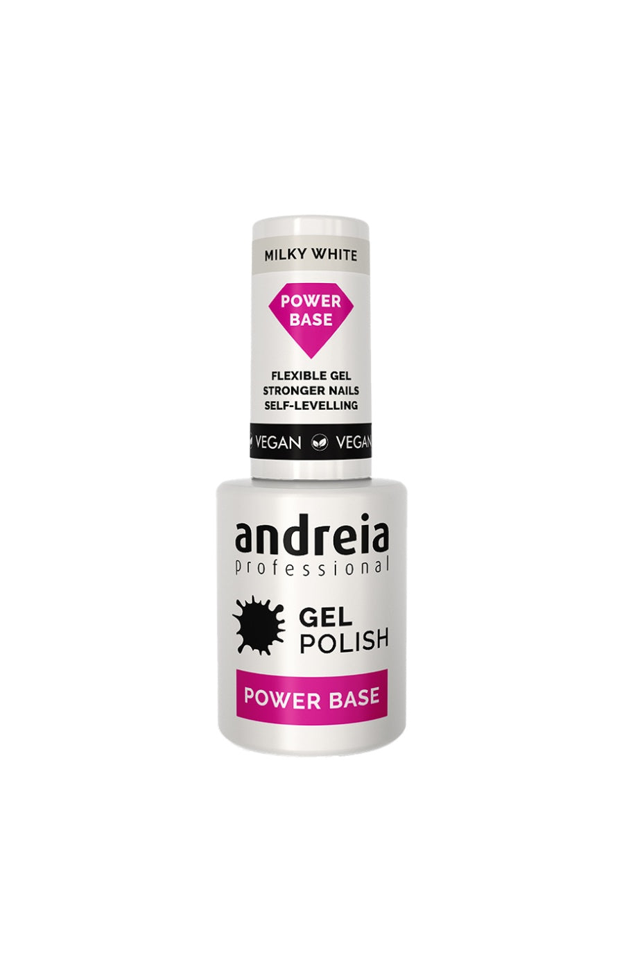Base vernis semi permanent - Power Base - Milky white