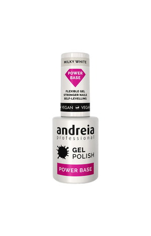 Base vernis semi permanent - Power Base - Milky white