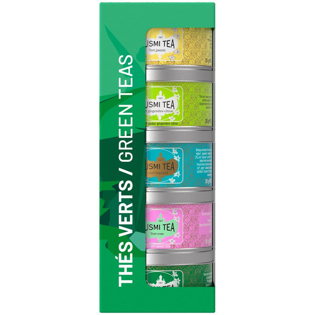 Coffret thés verts bio - Les Thés verts - 5 x 20 g