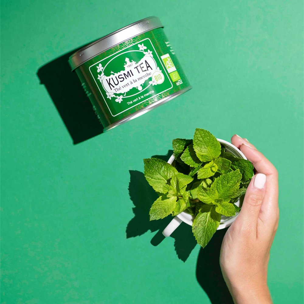 Thé vert bio - Menthe - 100 g