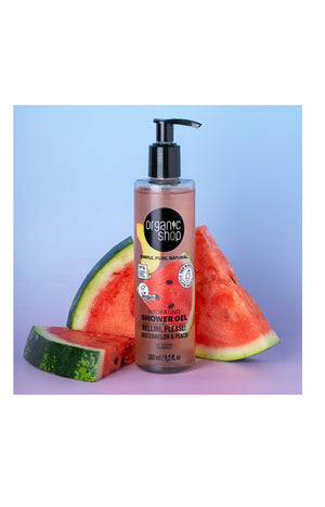 Gel douche hydratant - Pastèque & pêche - 280 ml