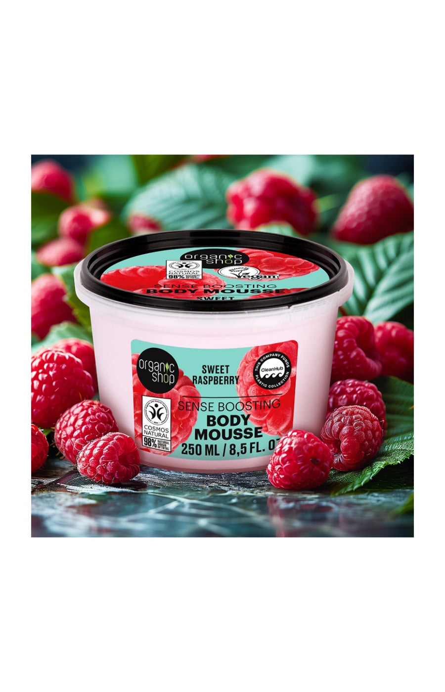 Crème mousse revitalisante - Framboise - Corps - 250 ml