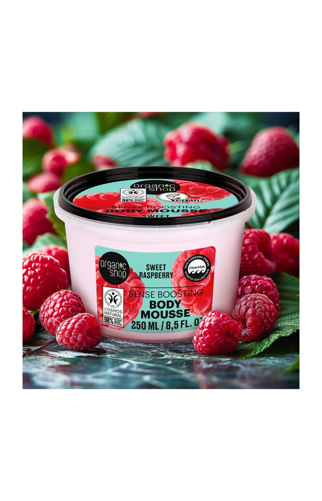 Crème mousse revitalisante - Framboise - Corps - 250 ml