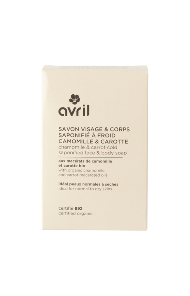Savon à froid - Camomille & Carotte - Visage & corps - 100 g