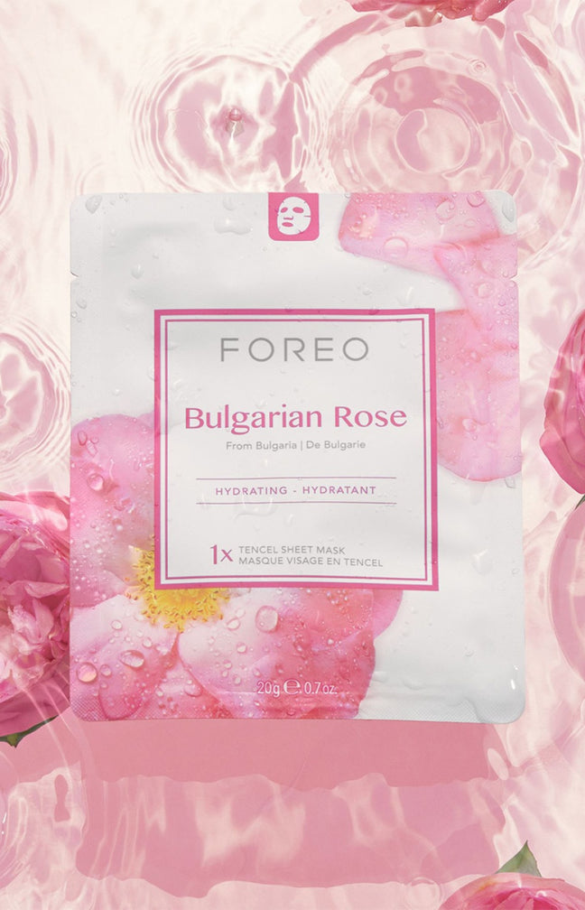 Masques en tissu régénérant - Farm To Face - Huile de rose - Peaux sèches - 3 unités
