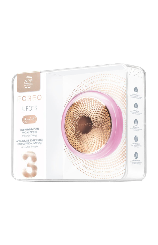 UFO™ 3- Appareil masques & luminothérapie intelligents - Visage - Pearl Pink