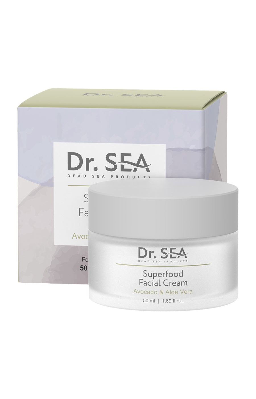 Crème hydratante - Avocat & aloe verra - Visage - 50 ml