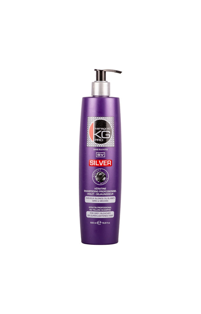 Shampoing déjaunisseur - Kératine - Cheveux blonds - 500 ml