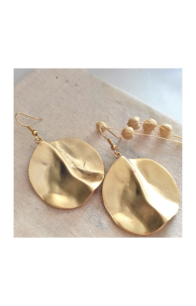 Boucles d'oreilles - Laiton plaqué or