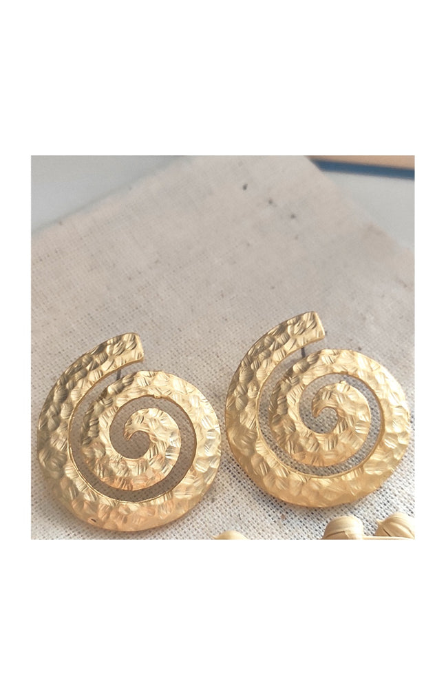 Boucles d'oreilles - Laiton plaqué or