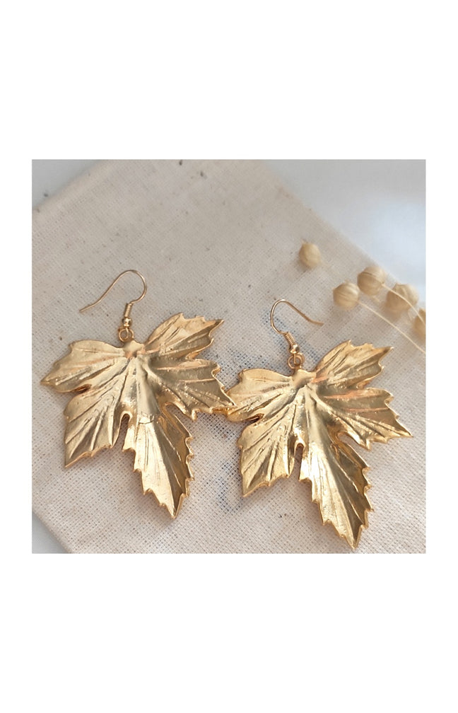 Boucles d'oreilles - Laiton plaqué or