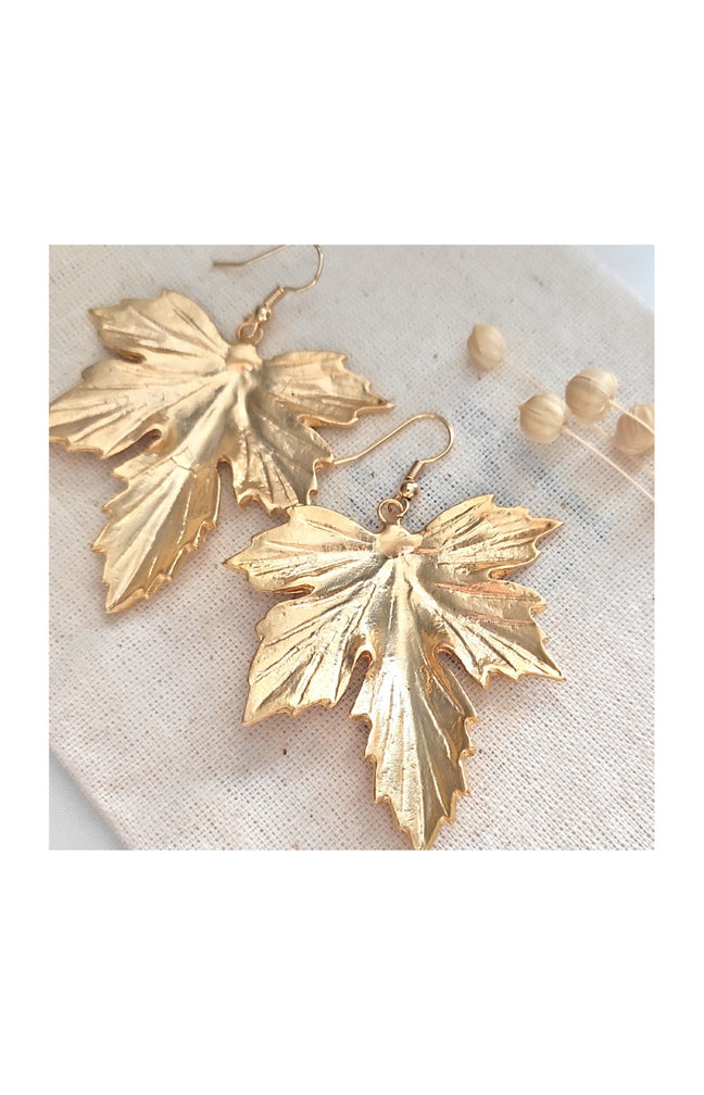 Boucles d'oreilles - Laiton plaqué or