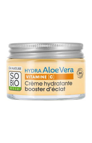 Crème hydratante booster d'éclat - Aloe vera & vitamine C - Visage - 50 ml