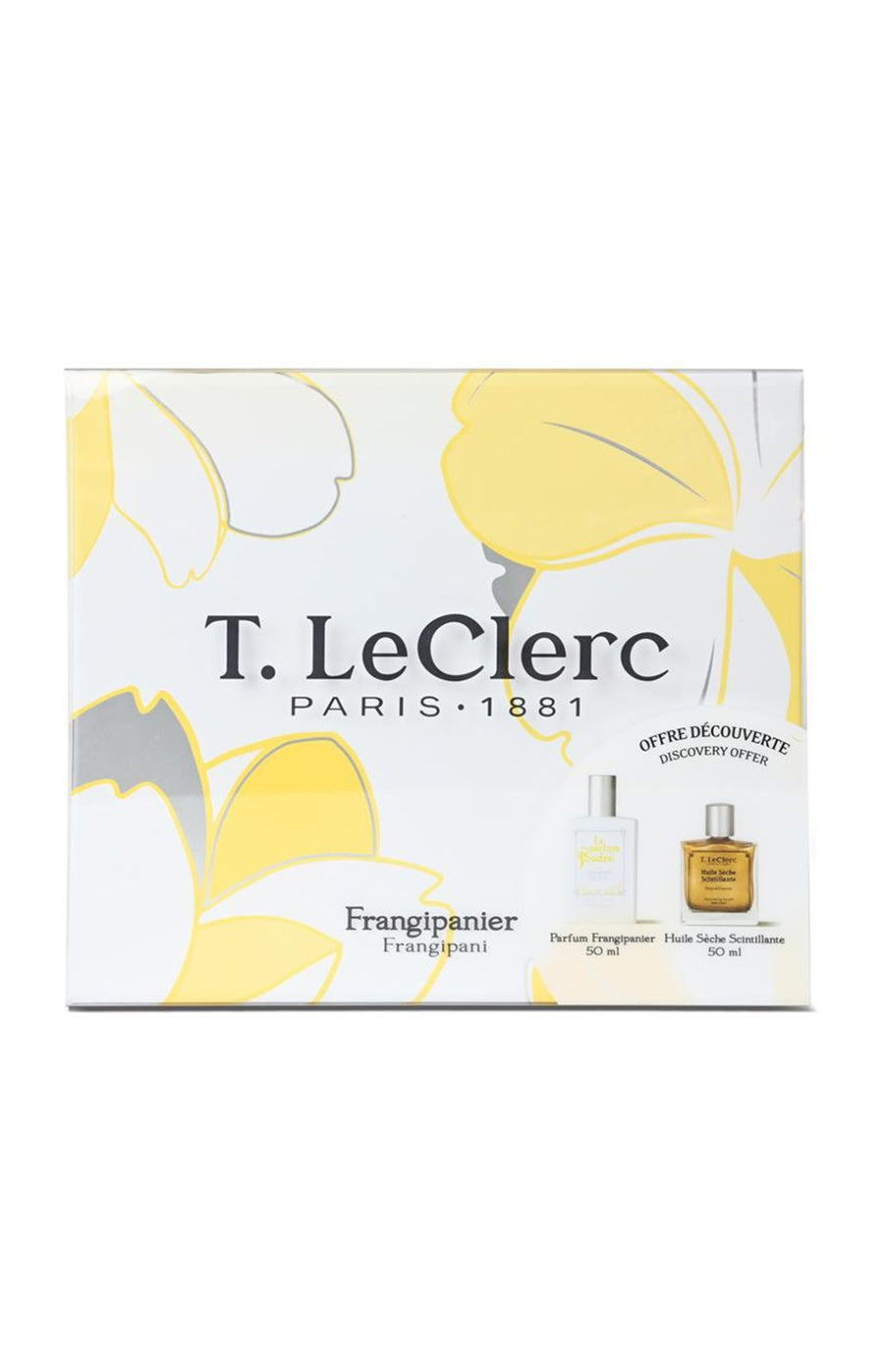 Coffret Frangipanier Eau de parfum & huile scintillante - Floral - 50 ml