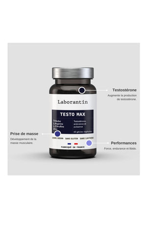 Compléments alimentaires - Testo Max - Homme - 1 mois