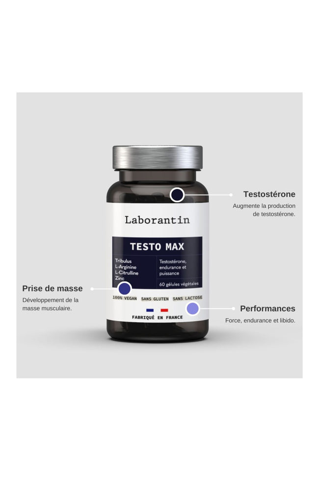 Compléments alimentaires - Testo Max - Homme - 1 mois