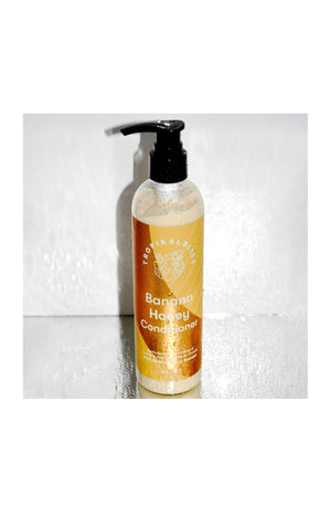 Après-shampoing hydratant & démêlant - Miel & banane - Cheveux bouclés - 300 ml