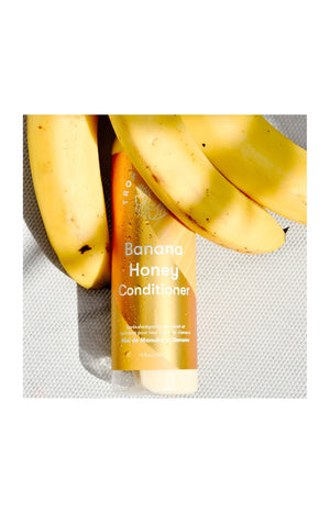 Après-shampoing hydratant & démêlant - Miel & banane - Cheveux bouclés - 300 ml