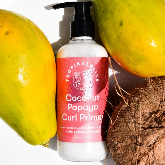 Soin sans rinçage - Papaye & noix de coco - Cheveux texturés - 270 ml