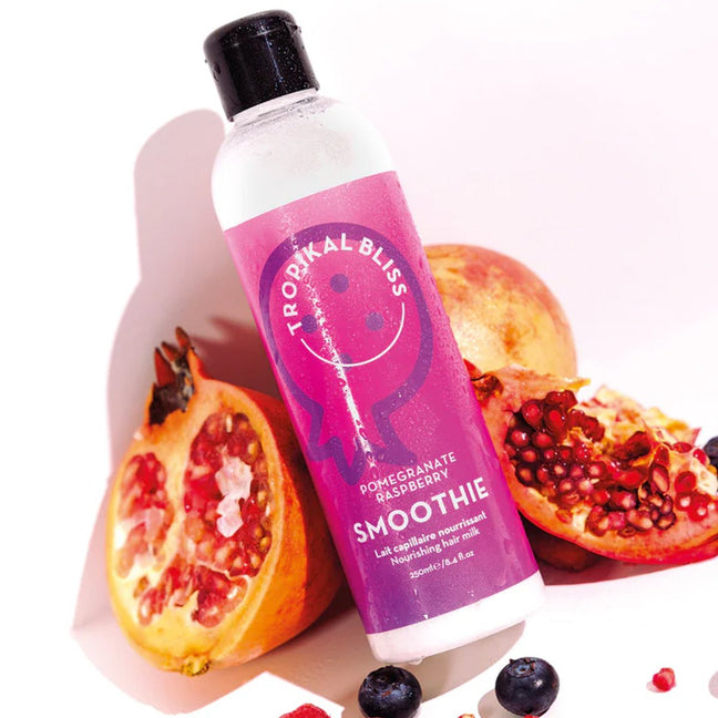 Lait capillaire nourrissant - Grenade & framboise - Cheveux bouclés à crépus - 250 ml